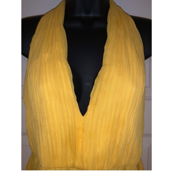 Alice & Olivia ‼️ SALE‼️ yellow halter dress - Picture 2 of 10